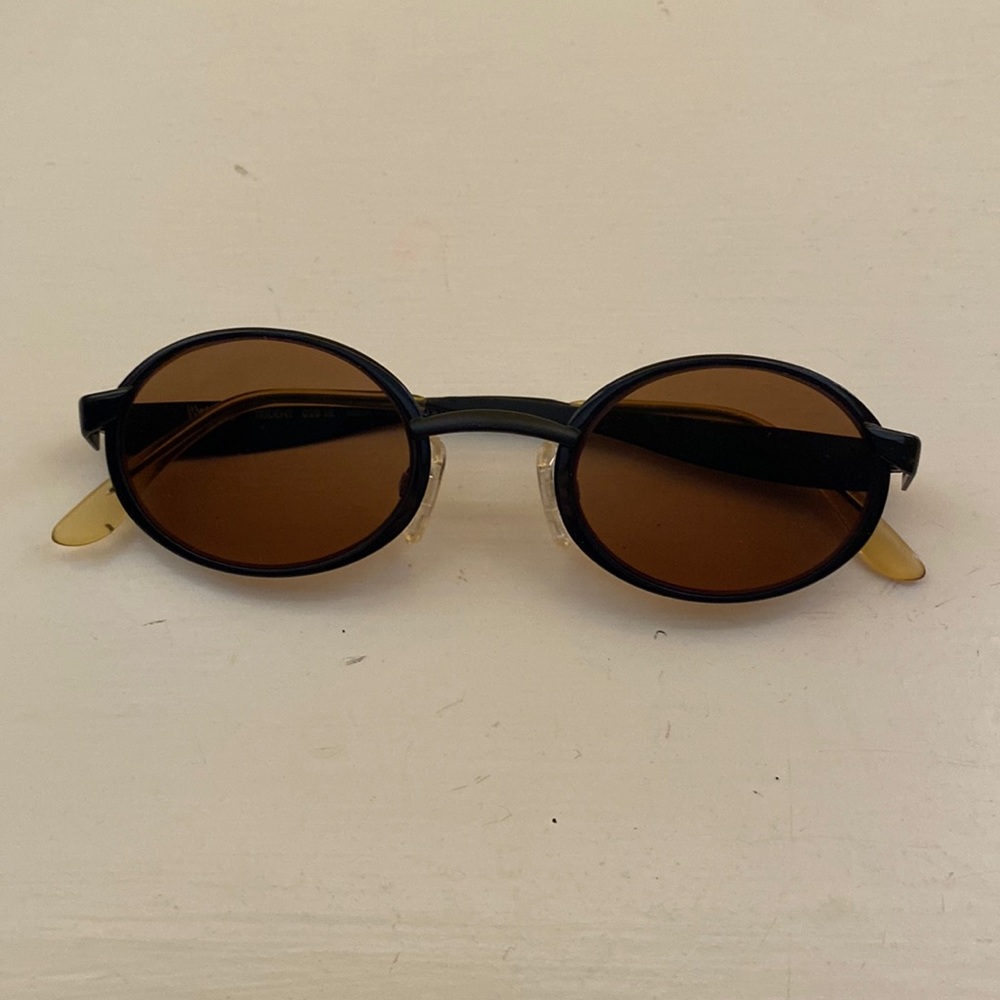 Like New Vintage Italian Mossimo Trident Stainless Steel Glasses 028TR